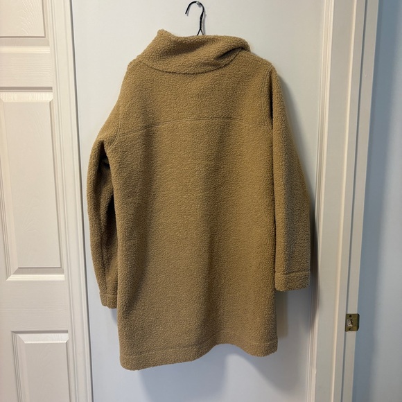 Columbia Panorama Sherpa Long Jacket Teddy Plus Size 1X Brown Tan Winter outdoor - Picture 9 of 15